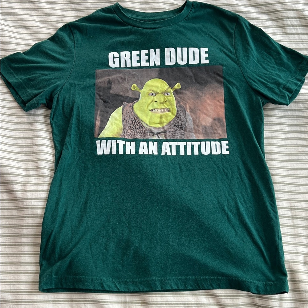 Shrek - DreamWorks Green Graphic T-Shirt